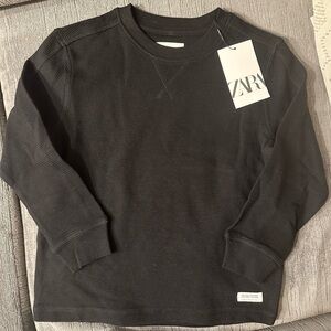 Zara Boys 100% cotton textured long sleeve